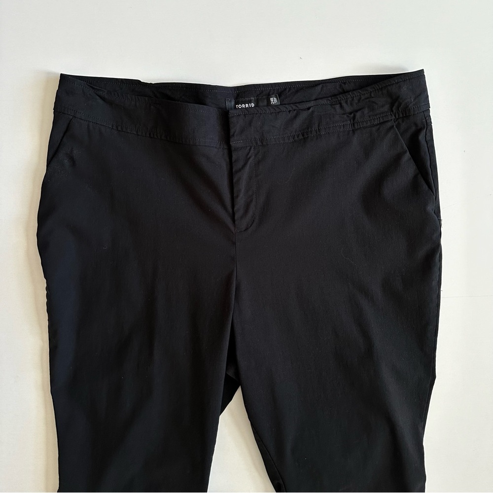 TORRID Stretch Modern Slim Boot Black Pants Size 24R - Picture 3 of 5